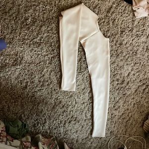 Cropped long sleeve shirt - small